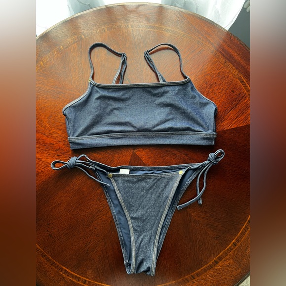 Aerie Scoop / Cheeky Bikini Set, Small bottoms/ Medium top - Picture 2 of 6